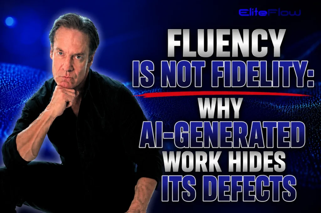 Fluency Is Not Fidelity Why AI-Generated Work Hides Its Defects